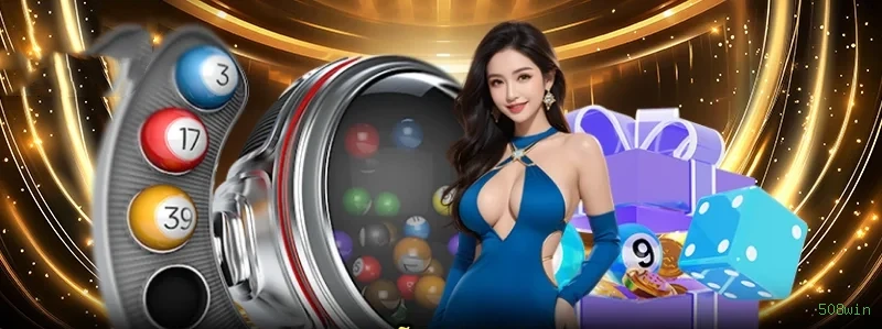Imagem promocional dos jogos de lottery da 508win